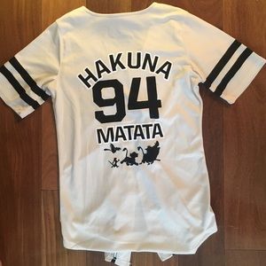 Disney baseball jersey